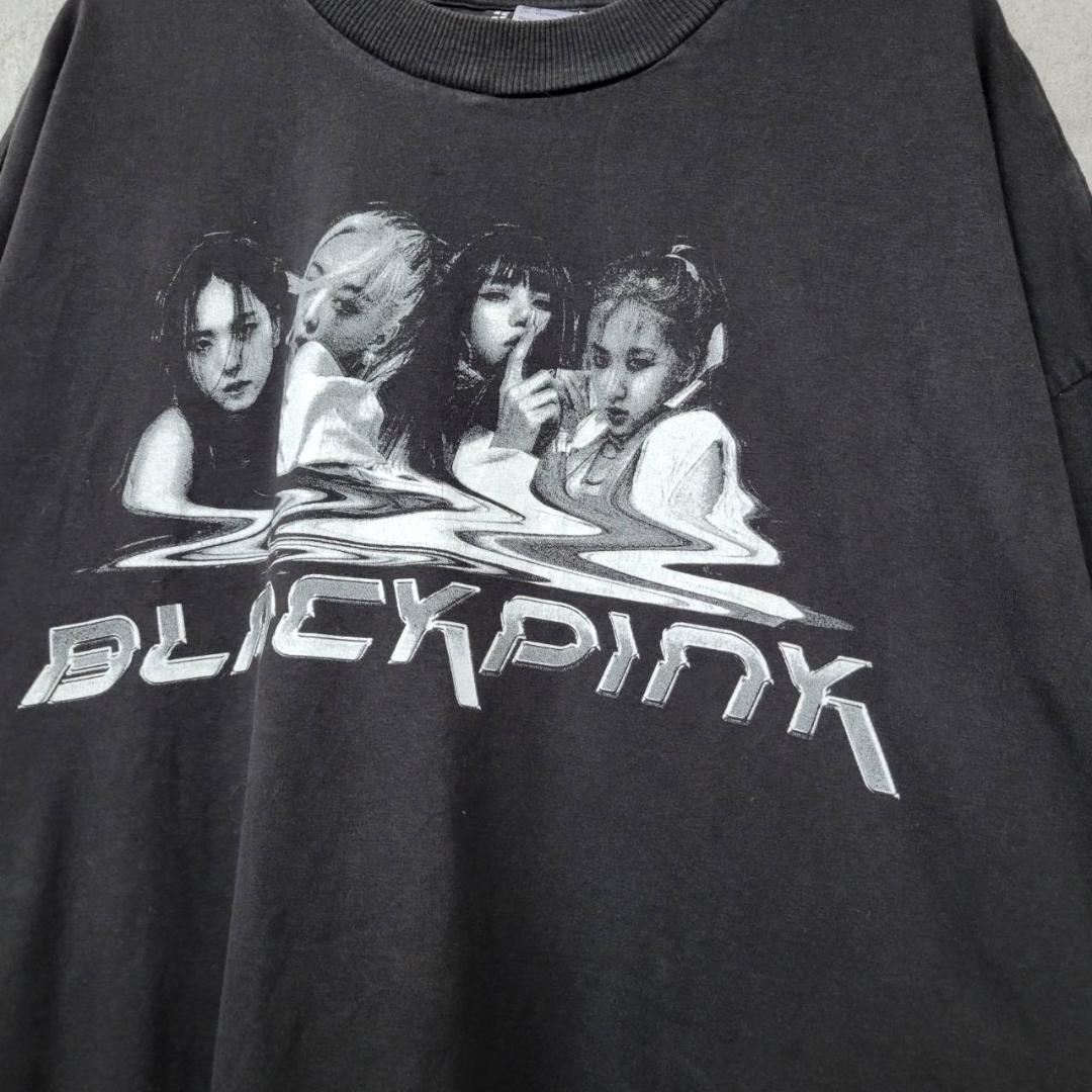 【YGPRESENTS 】BLACK PINK ブラックピンク USA製　古着 古着 ブラックピンク BLACKPINK 希少 Tシャツ ブラック - メルカリ