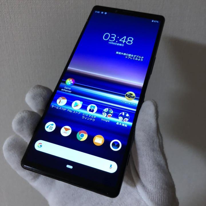 Xperia 1 Black 64 GB SIMロック解除済 訳あり