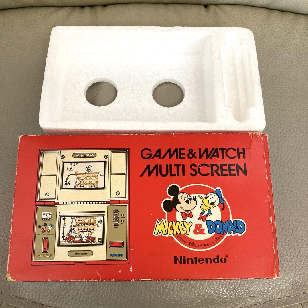 任天堂　ゲームウォッチ　ミッキー&ドナルド　レトロゲーム