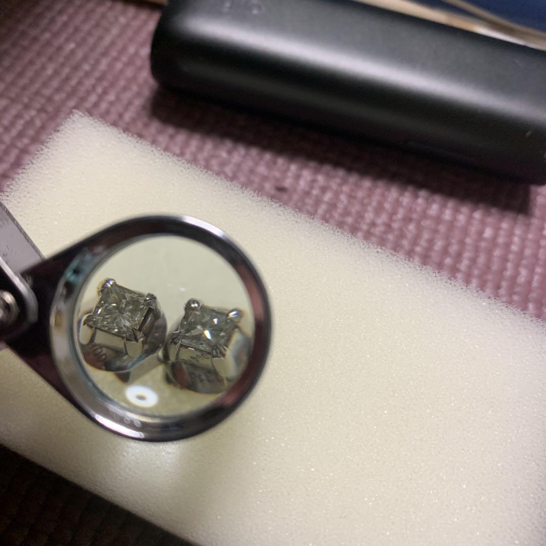 pt900ダイヤモンドピアス0623カラット