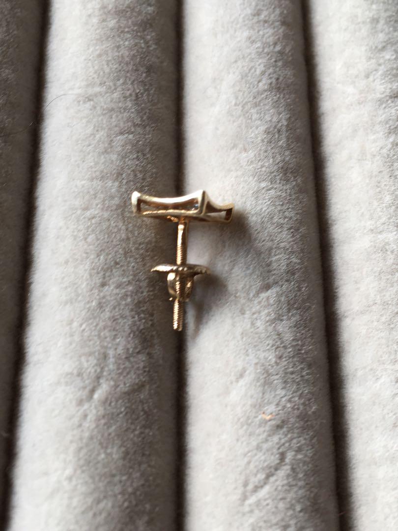 ピアス　14K ダイヤモンド　avalanche