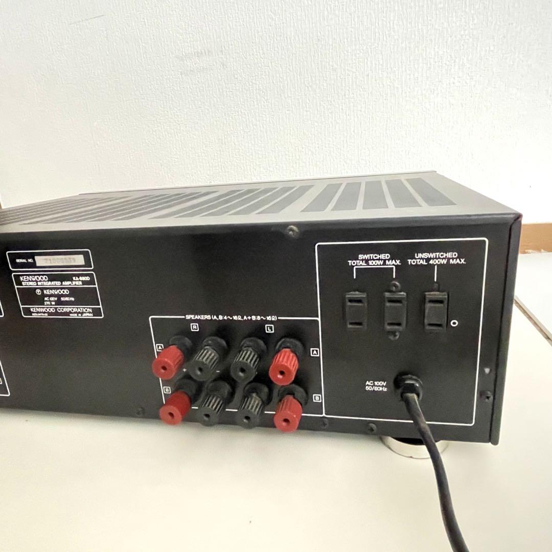 送料込み⭐︎KENWOOD【プリメインアンプ KA-880D】動作確認済み ☆ケンウッド KA-880D☆プリメインアンプ KENWOOD オーディオ