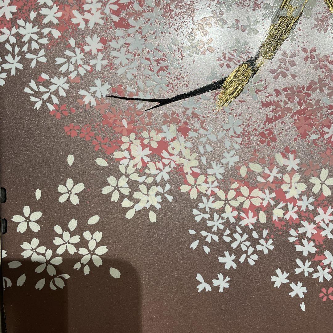 屏風　屏風絵　夜桜