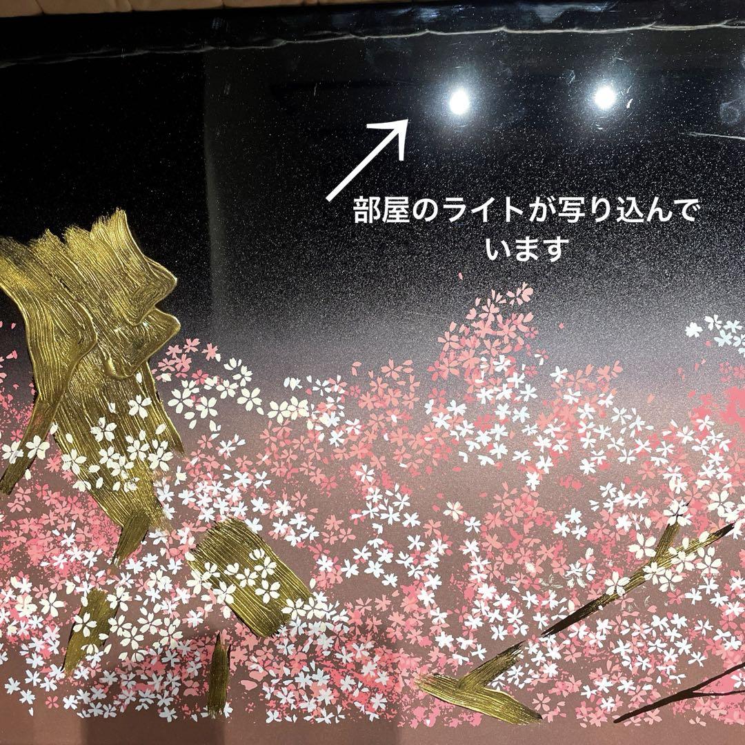 屏風　屏風絵　夜桜