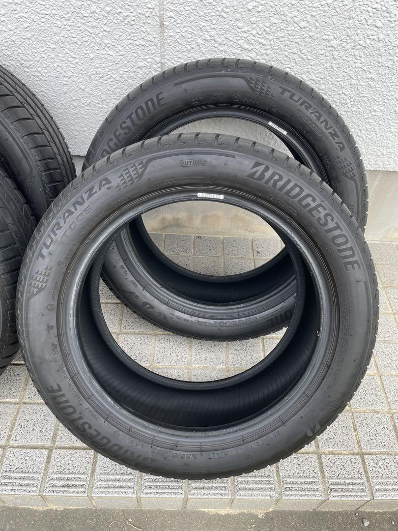 美品 バリ溝 ブリヂストン トランザ T005 225/50R17 2021年製