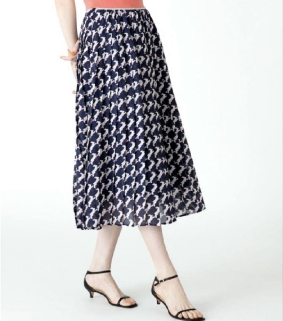 【極美品】LOULOU WILLOUGHBY ウサギプリーツスカート S～M 極美品】LOULOU WILLOUGHBY ウサギプリーツスカート S～M