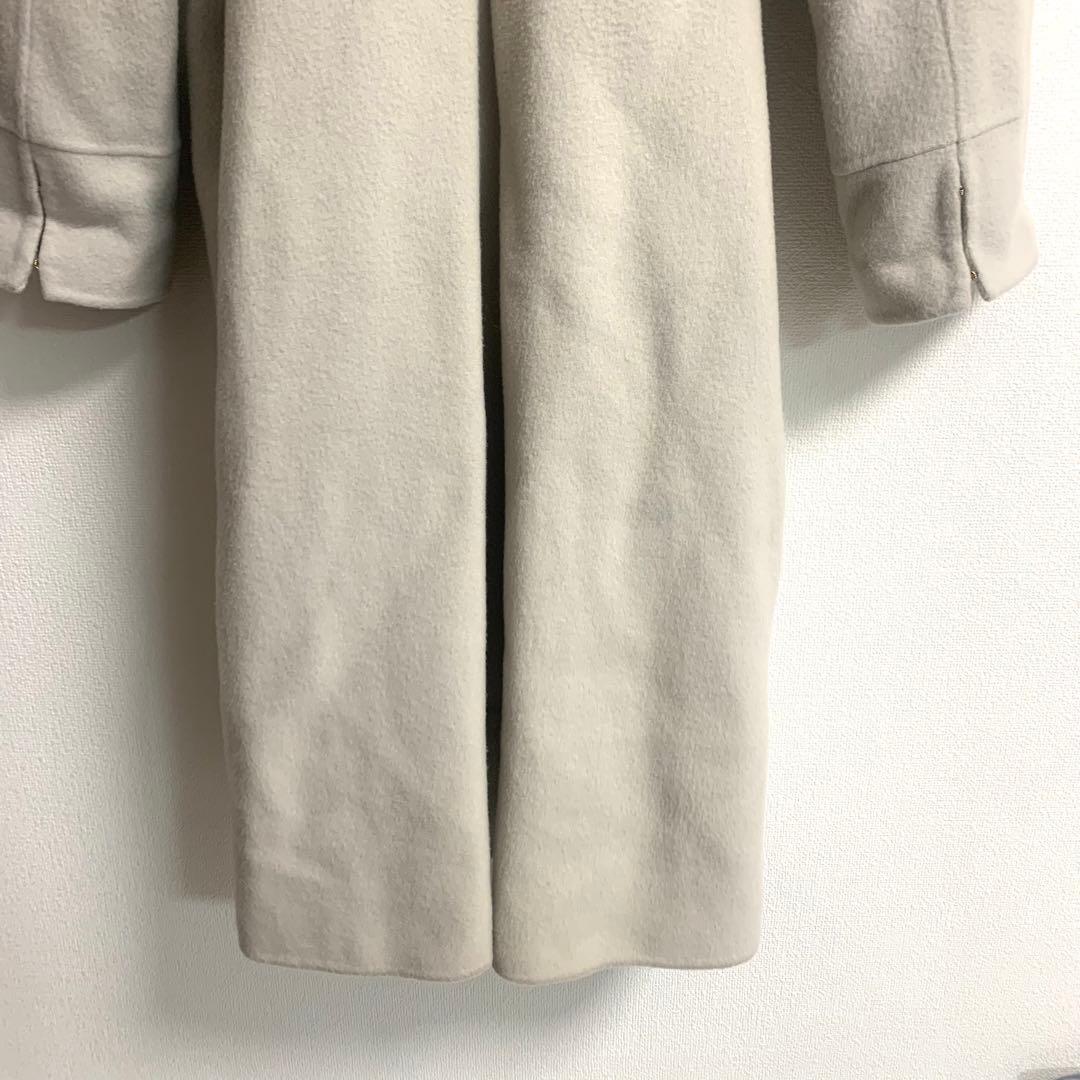 FRAY I.D✨MANTECOフードリバーコート　アイボリー　サイズ0