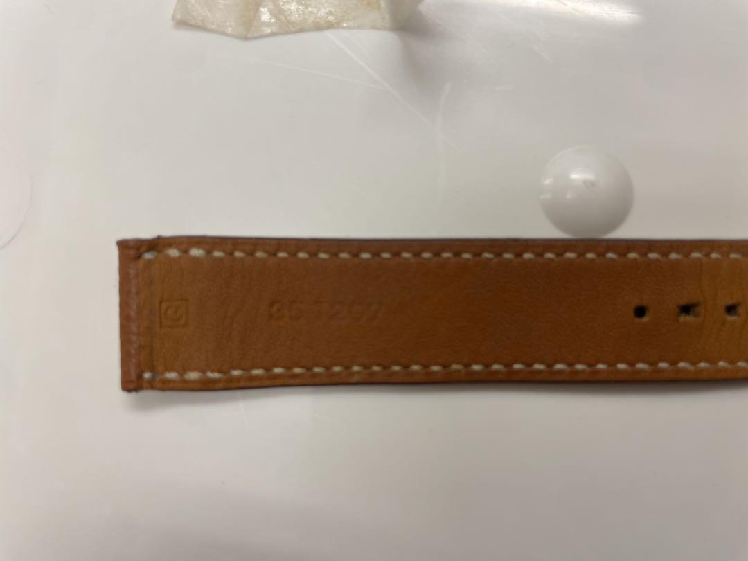 エルメス正規品　時計ベルト　茶色