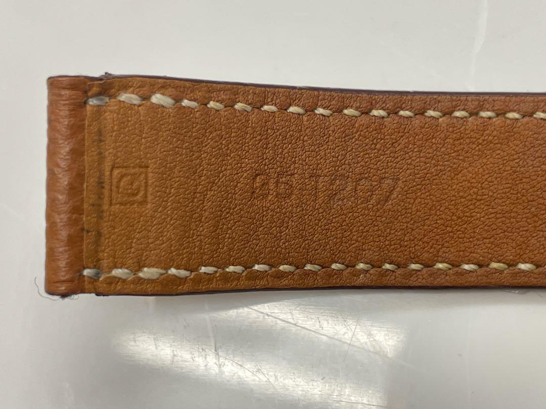 エルメス正規品　時計ベルト　茶色