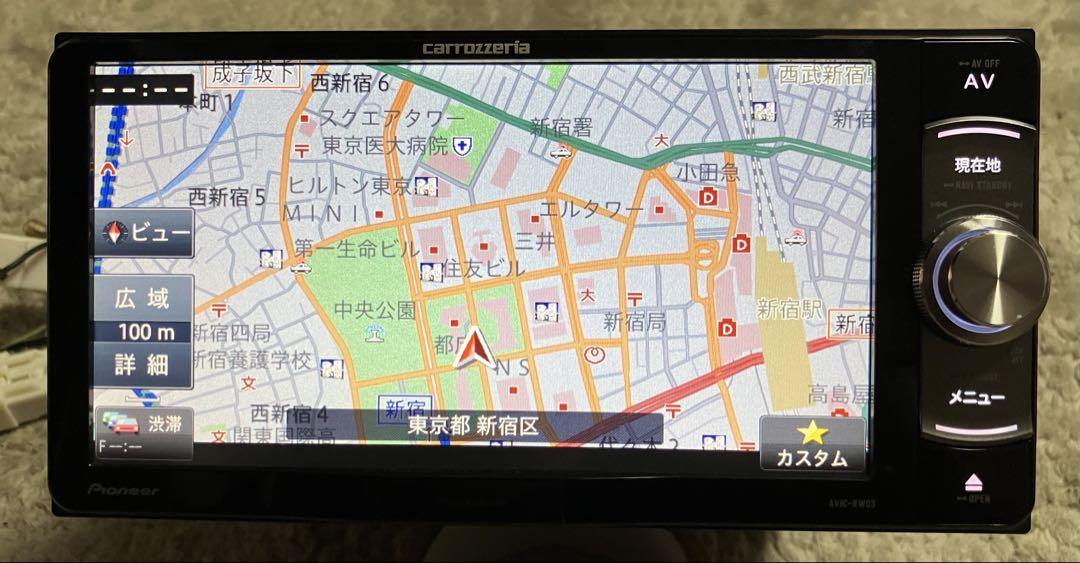 カーナビゲーション carrozzeria AVIC-RW03