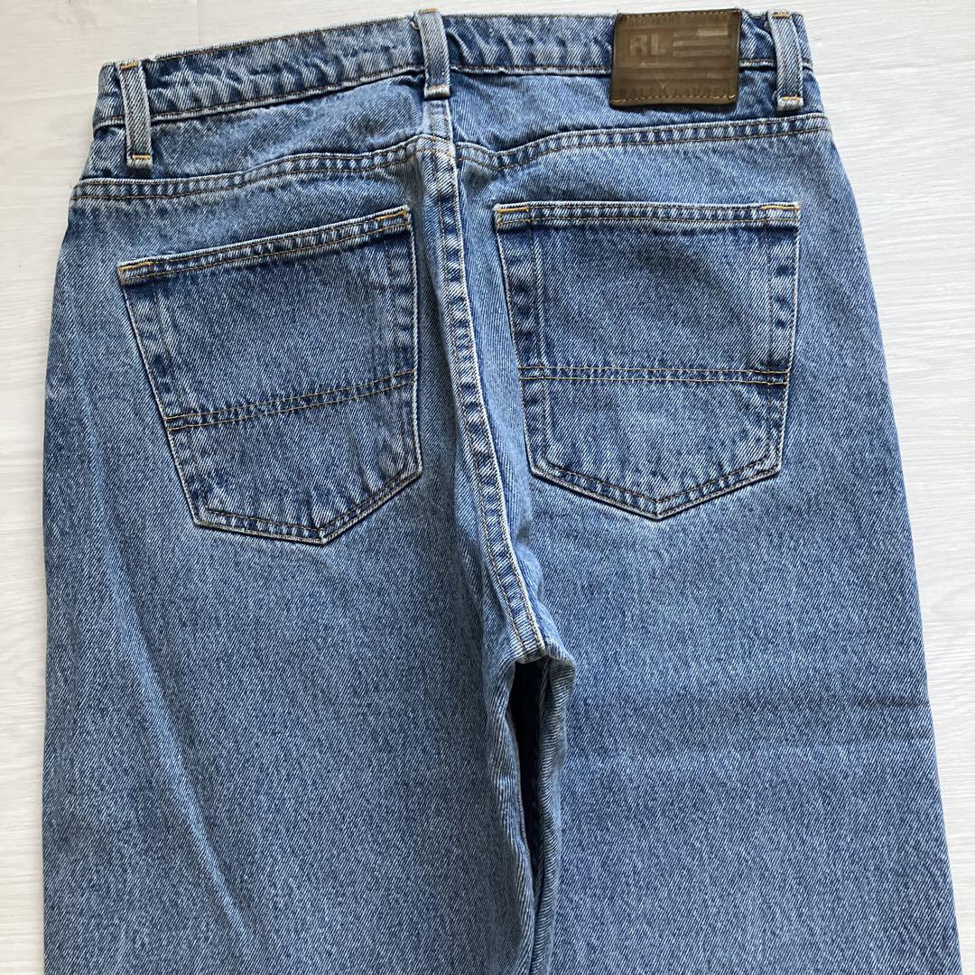 00s POLO JEANS W32 バギージーンズ 極太 メキシコ製B系Y2K