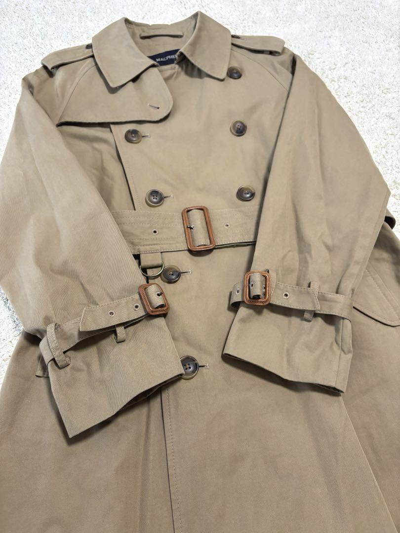 【美品】トゥモーローランド MACPHEE ベージュ トレンチコート M