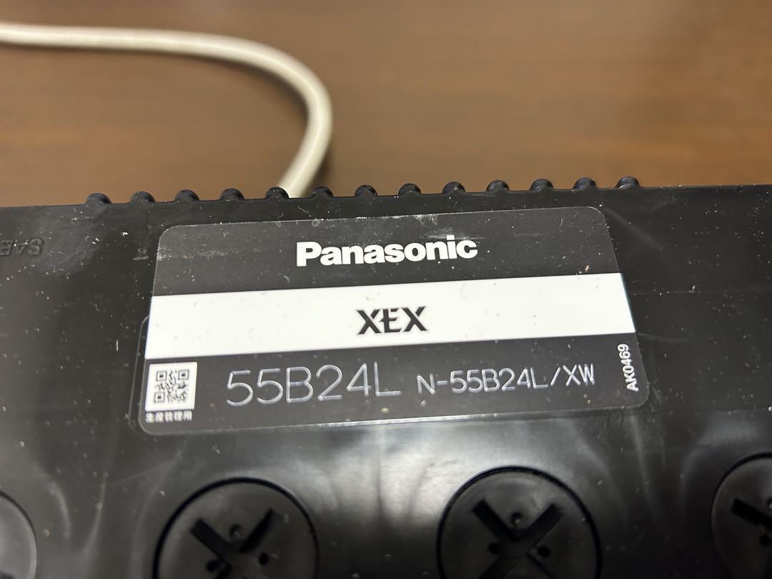 Panasonic カーバッテリー55B24L N-55B24L/XW