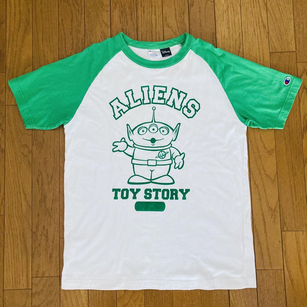トイストーリー toystory Tシャツ リトルグリーンメン ディズニー 希少 超絶希少】ディズニー Tシャツ トイストーリー2 リトルグリーン