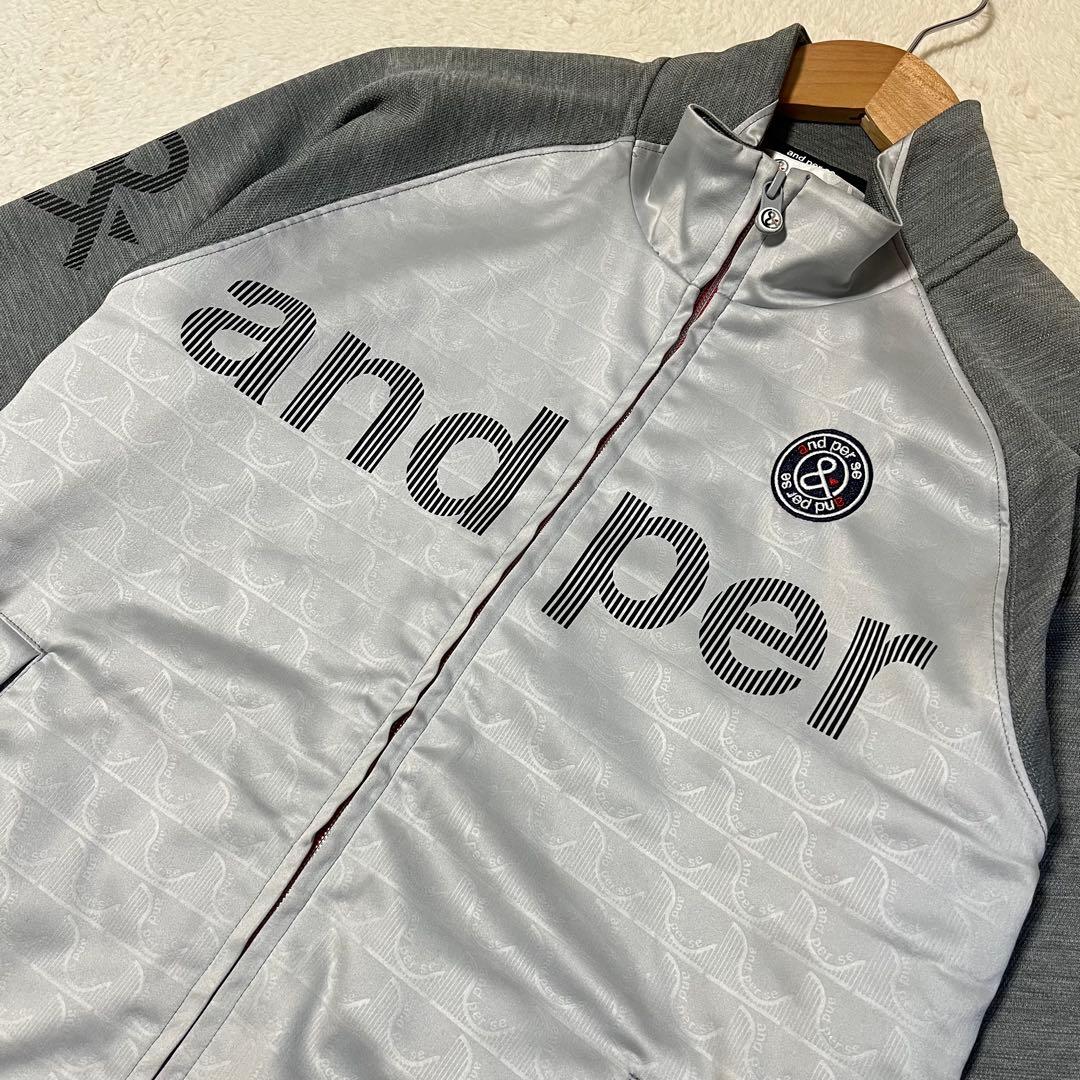 and per se ジップアップゴルフジャケット ジャージジャケット☆美品☆
