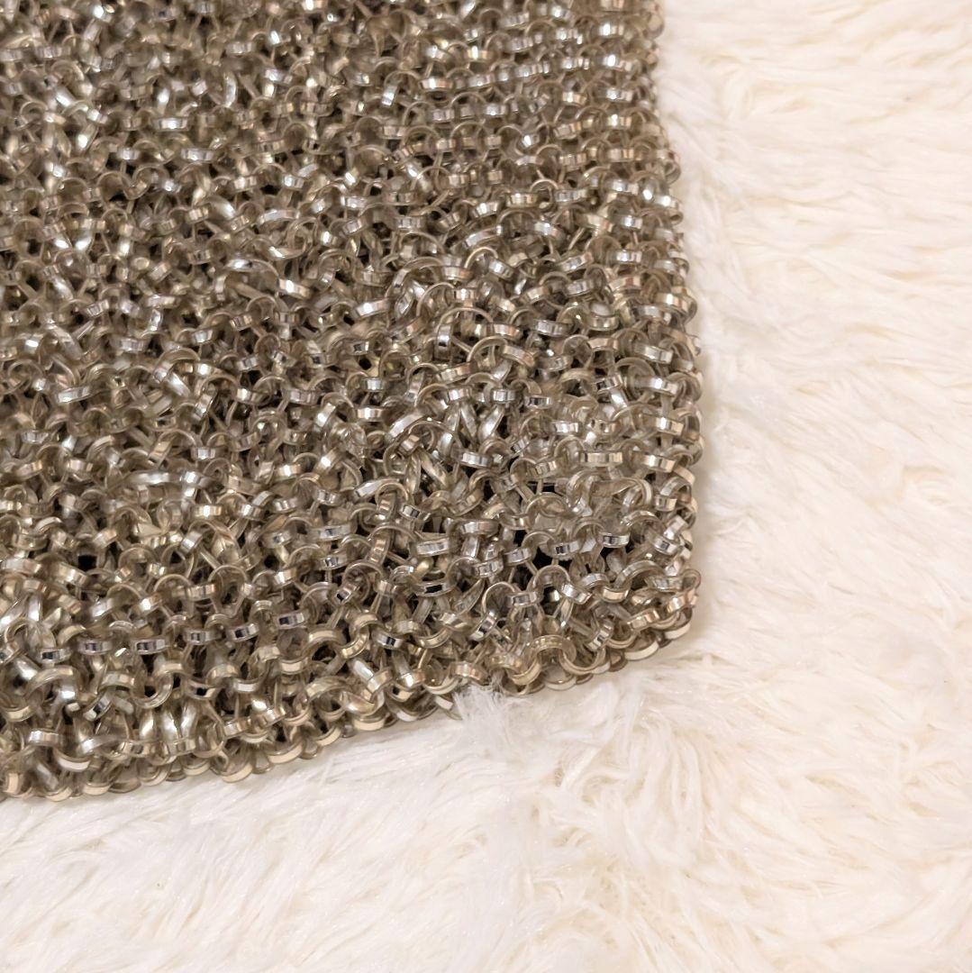 アンテプリマ ワイヤーバッグ ショルダー スタンダード スクエアラージ ゴールド