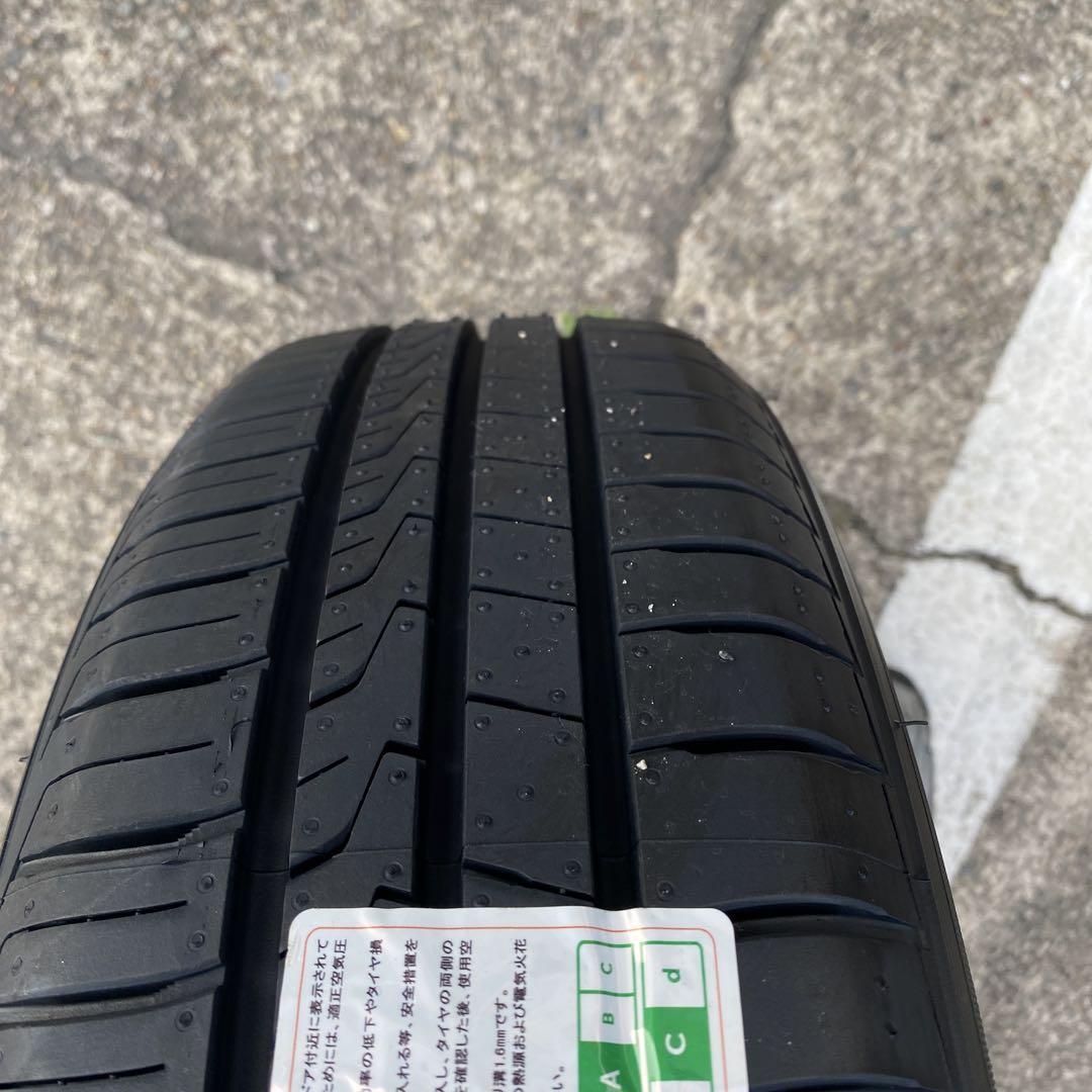 ◇中古再塗装アルミ+新品ハンコック155/65R14セット　タント