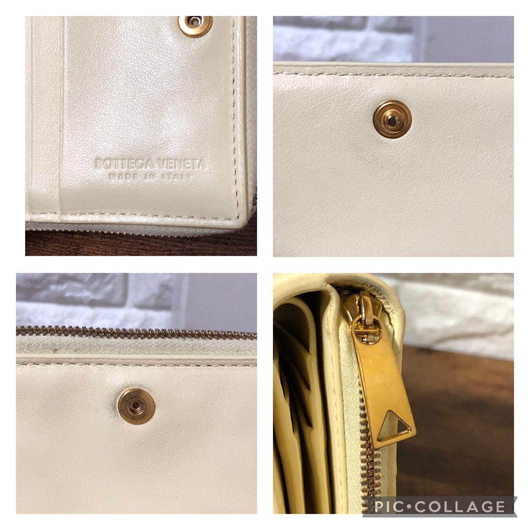 美品✨ BOTTEGA VENETA マキシイントレチャート 二つ折り財布