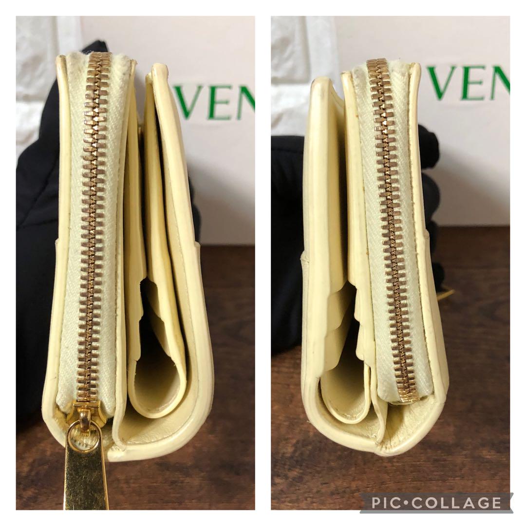 美品✨ BOTTEGA VENETA マキシイントレチャート 二つ折り財布