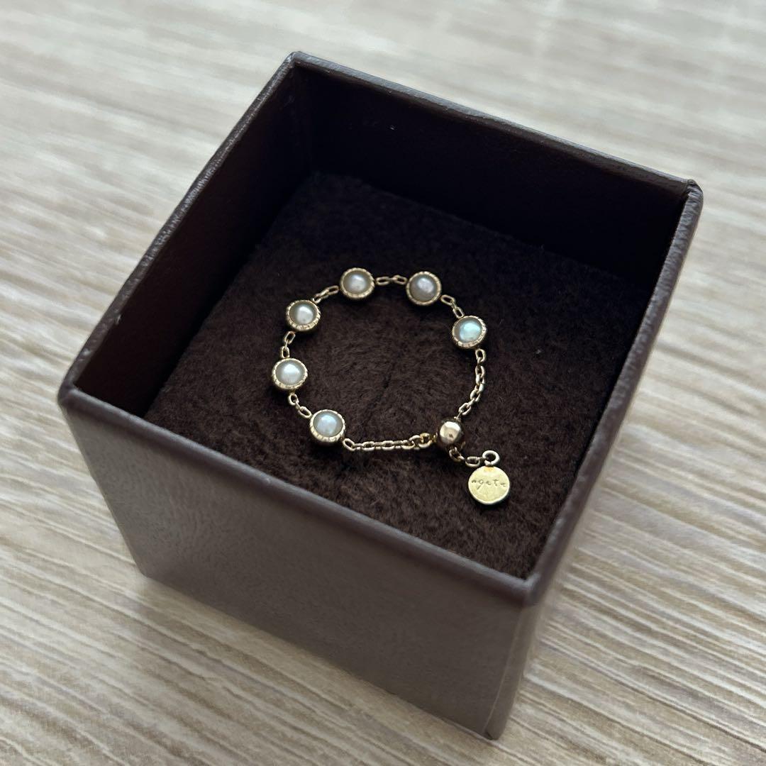 【美品】Agete dreamy dreamy リング