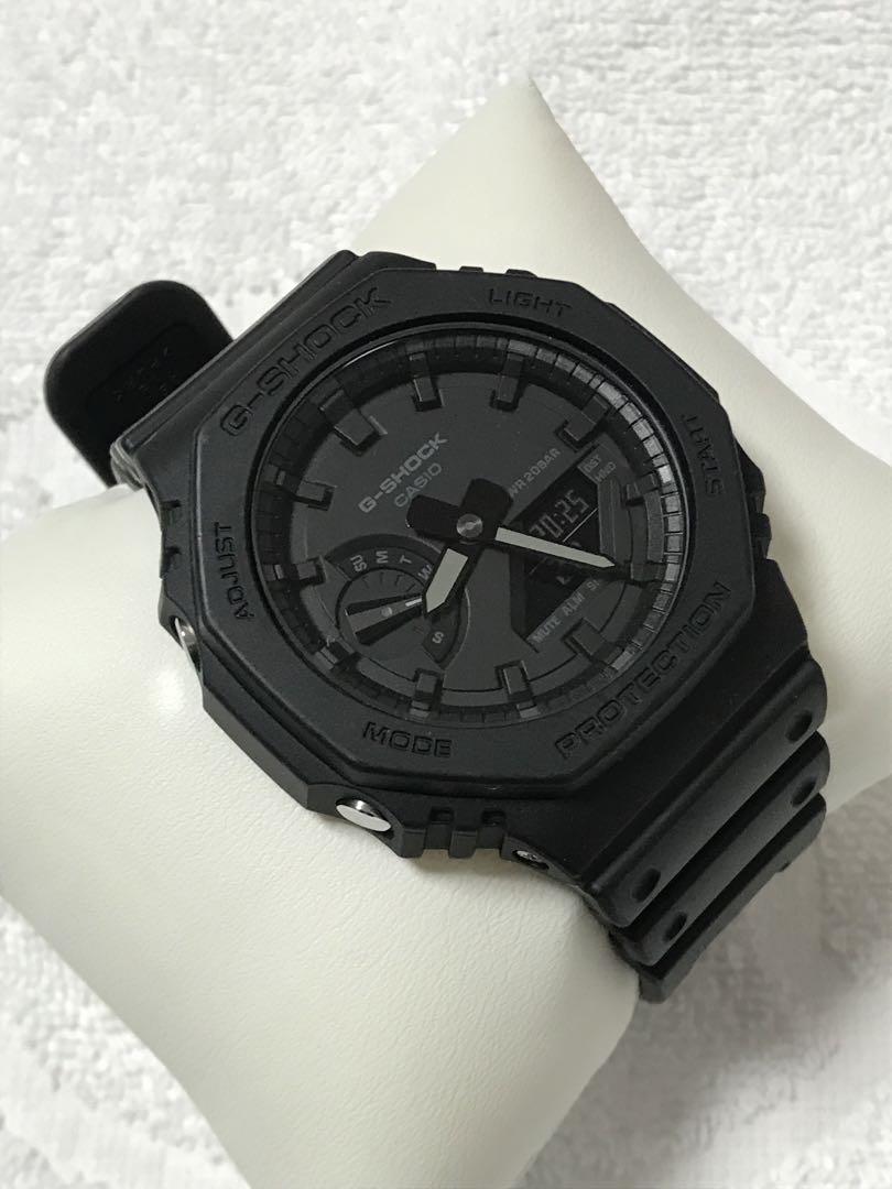 CASIO G-SHOCK GA-2100-1A1JF ブラック　ユーズド