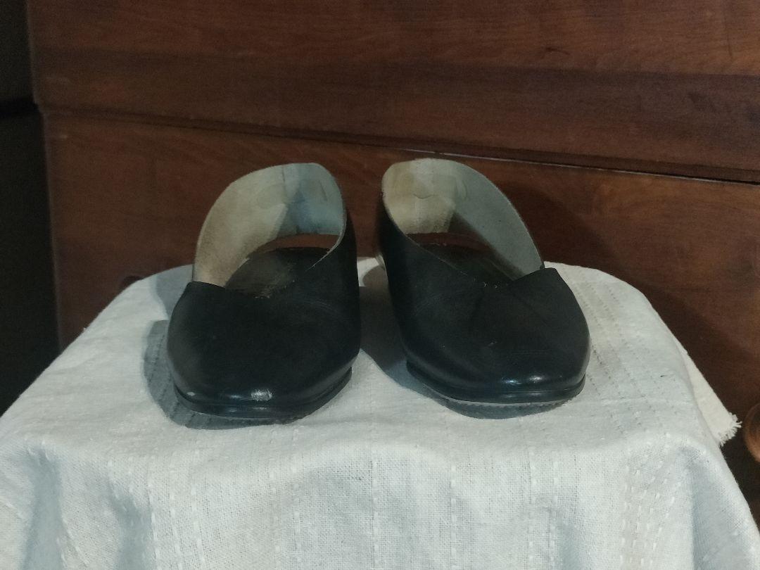 COMME des GARÇONS パンプス 革靴 ブラック