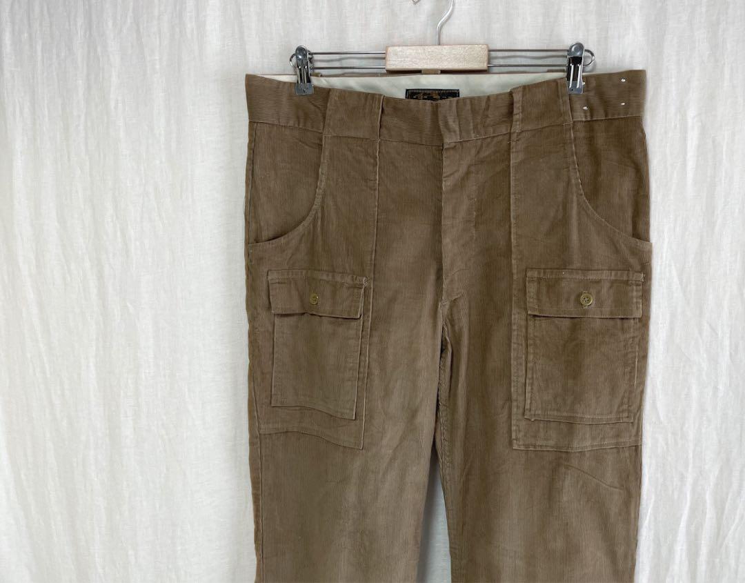 70s Eddie Bauer フロントポケット コーデュロイ パンツ W37