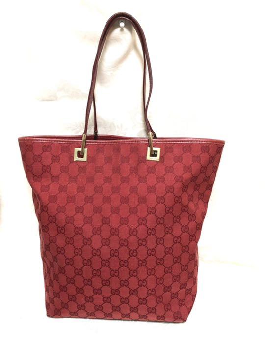 GUCCI グッチ トートバッグ 赤