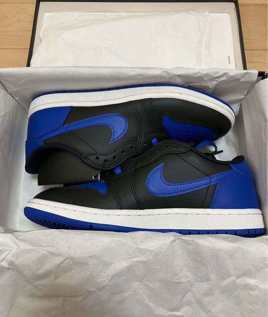 靴 Air Jordan 1 Low 85 Black and  Blue