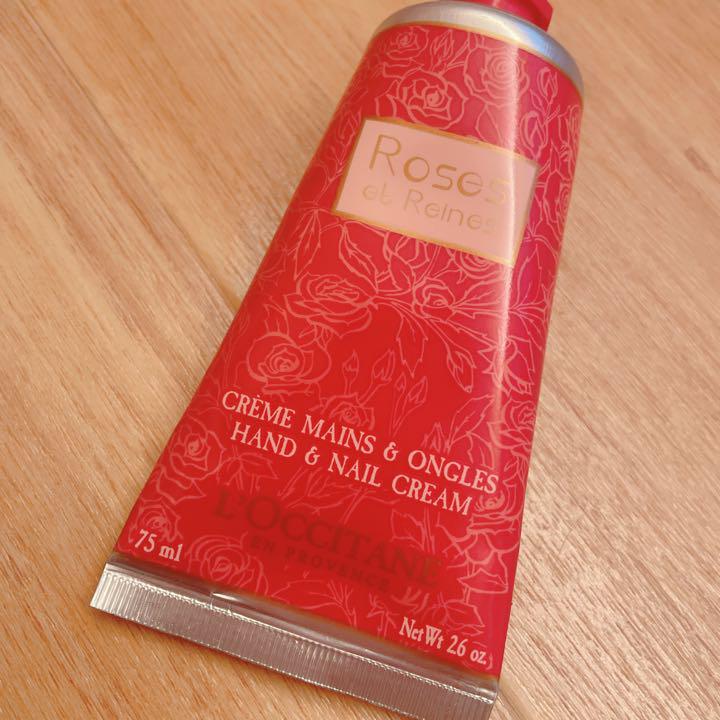 L''OCCITANEネイル ハンドクリーム ローズベルベット 超美品 L''OCCITANEネイル ハンドクリーム ローズベルベット 超美品