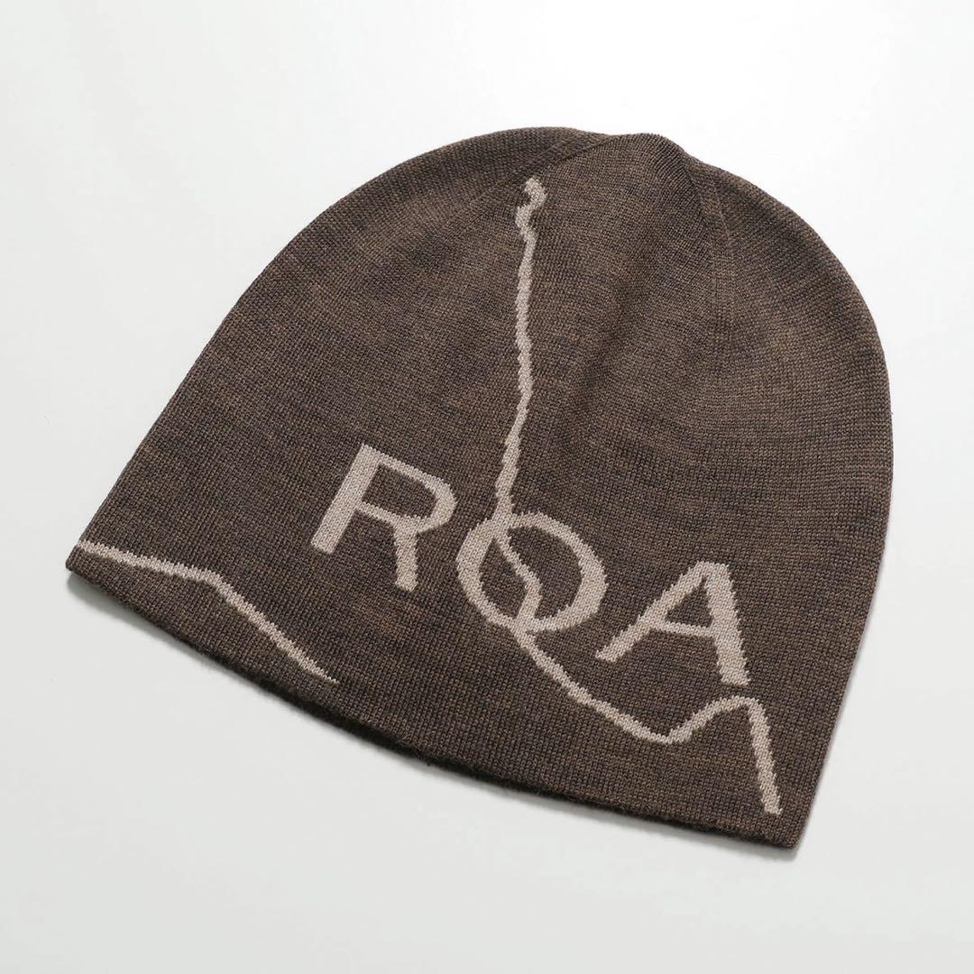 ROA ビーニー　25SS Dark-Brown