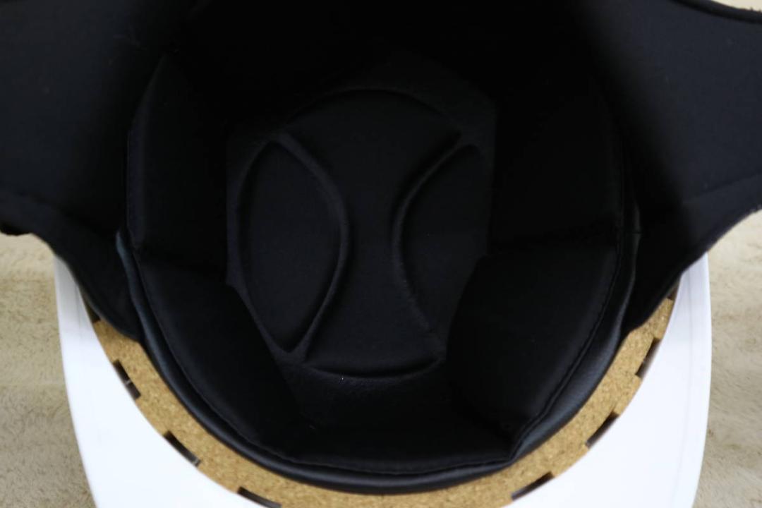 三つボタン ヘルメット 旧車會BEET当時風 立花 BXZb6-m70334715365 コルク半 白XL ブラック 新作正規品
