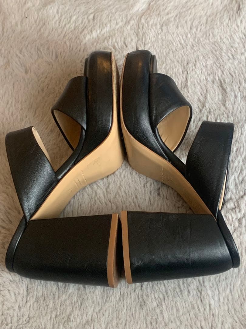 FABIO RUSCONI 厚底 サンダル 本革 FABIO RUSCONI 厚底 サンダル 本革