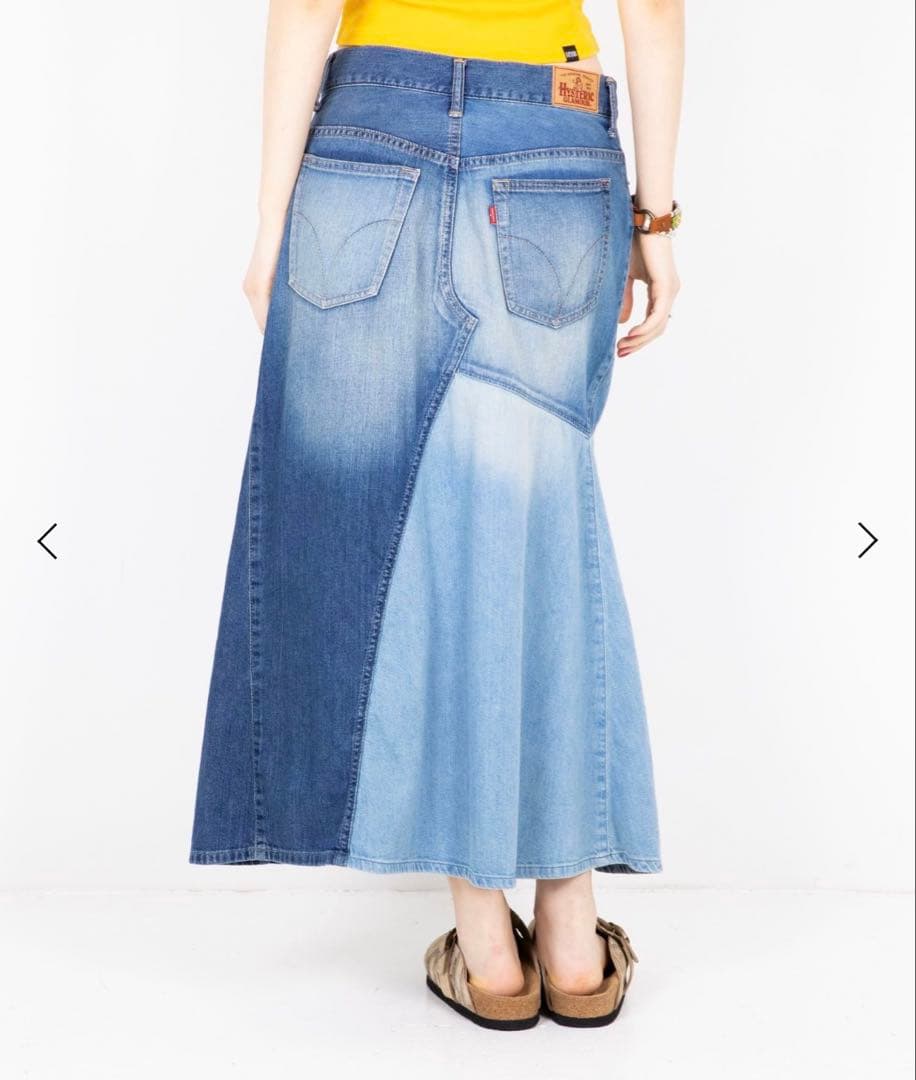 【現行 美品】 ヒステリックグラマー ヒスガール デニム スカート S