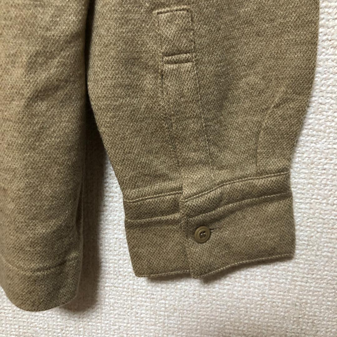 ジャックニクラウス ニット ポロシャツ M ベージュ 昭和レトロ レア ゴルフ☆