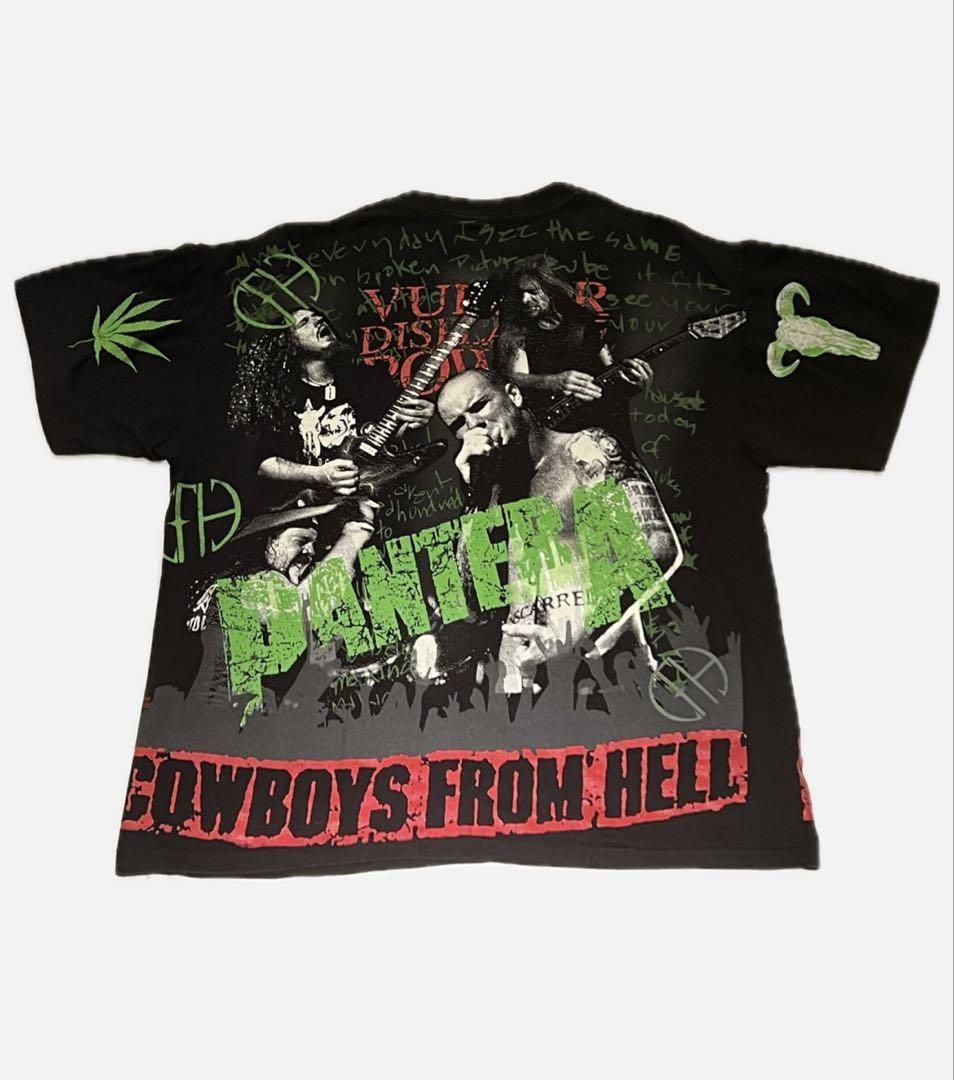 激レア　pantera パンテラ　総柄　90s バンドTシャツ　usa製