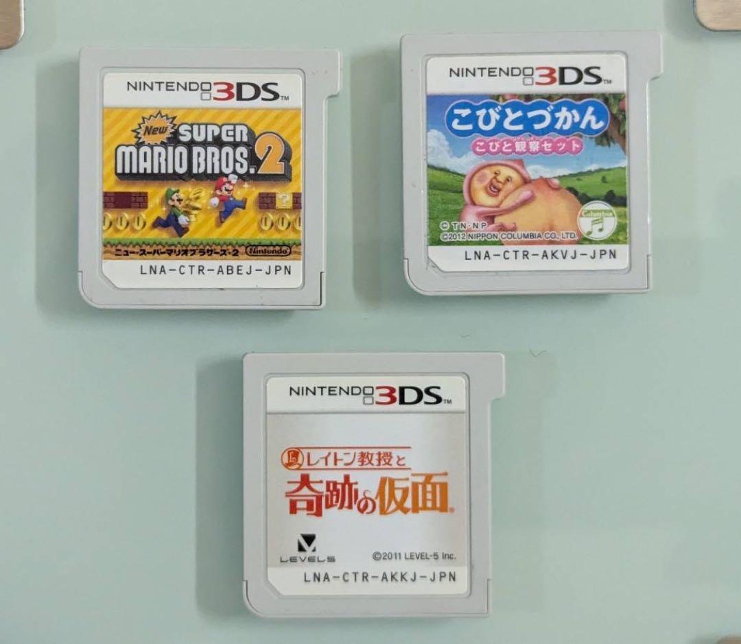 げ Nintendo 3DS ピンク 本体とゲームソフト付き目立った傷や汚れなし UP786_INFO