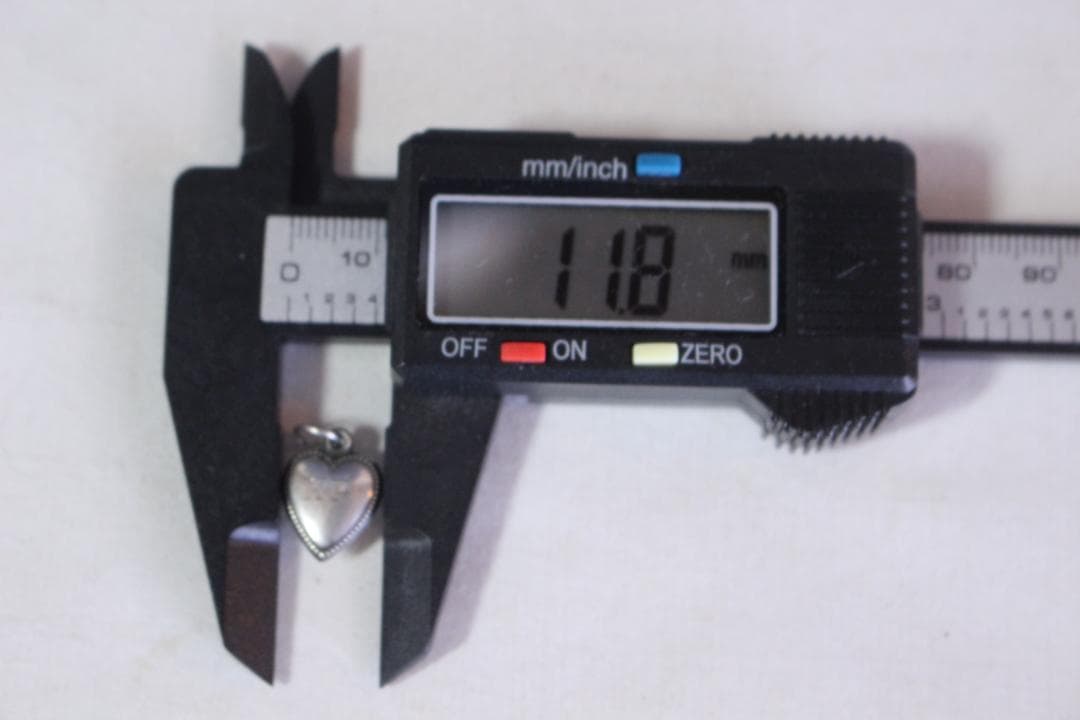 40s　スウィートハートジュエリー　WW2　シルバー チャーム ピュアハート