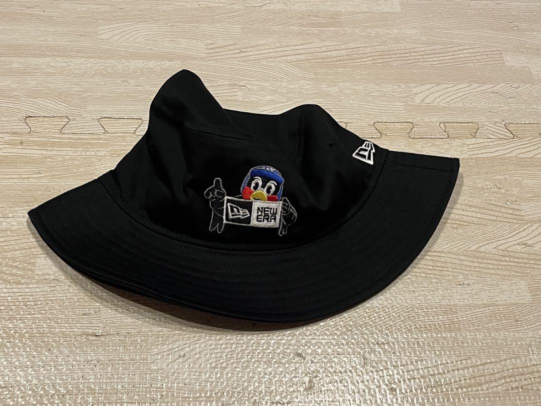 バケットハット NEWERAロゴxつば九郎　東京ヤクルトスワローズ