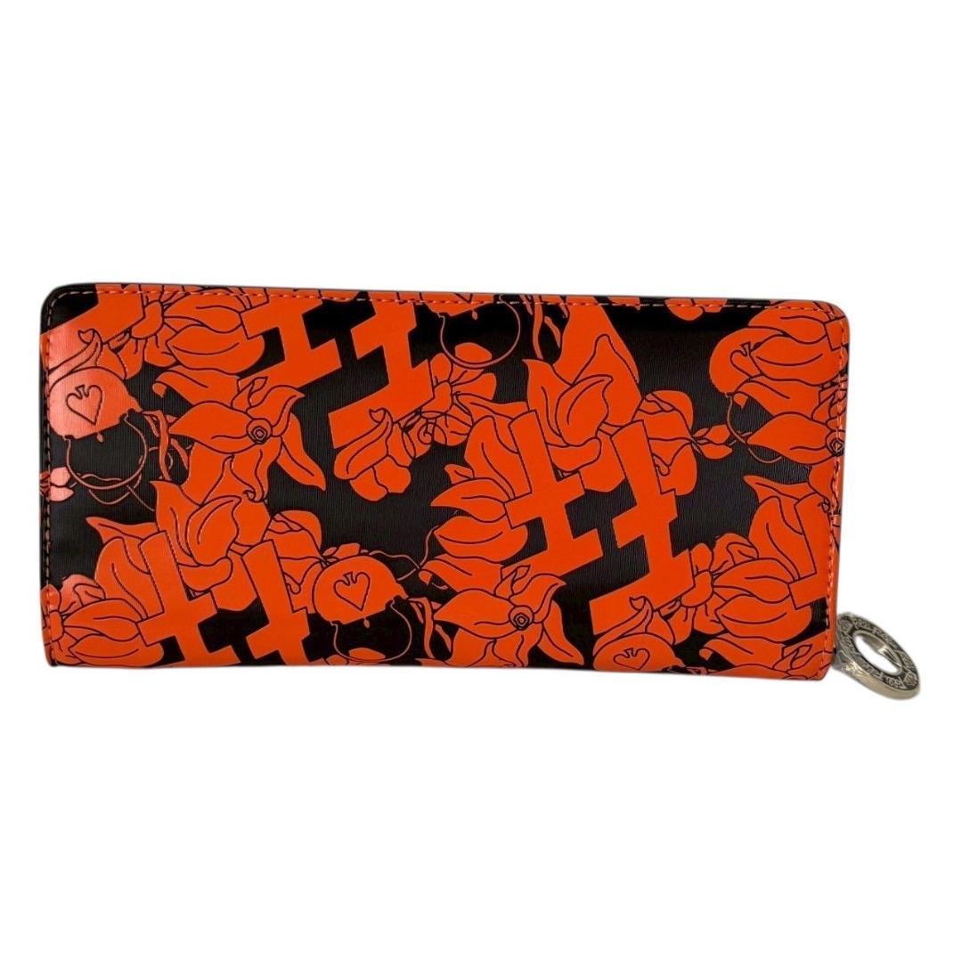 国産品 Follie Folli フォリフォリ 花柄 長財布アコーディオン財布 小物