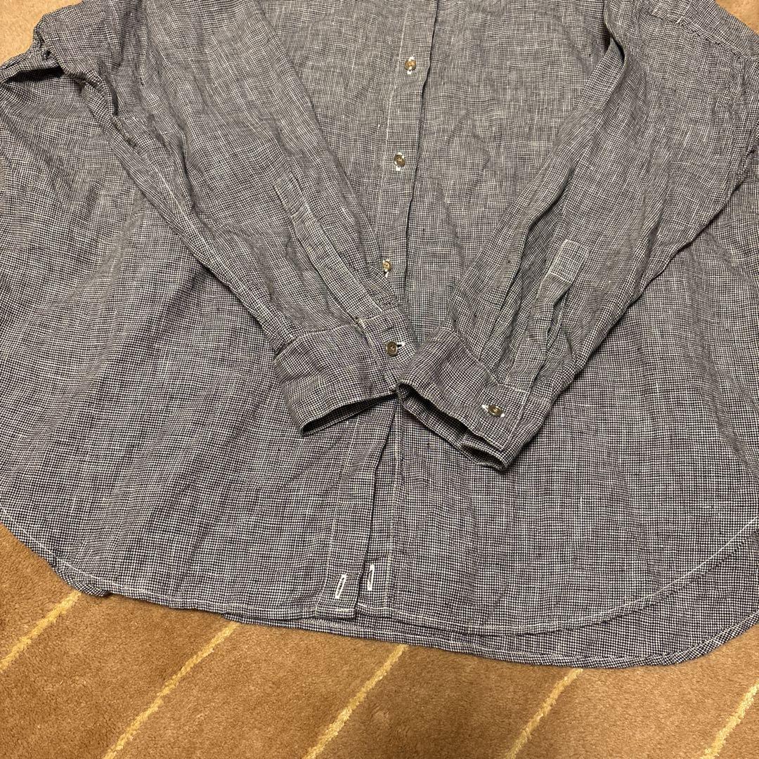 Spick and Span 《追加》80リネンカシュクールビッグシャツ