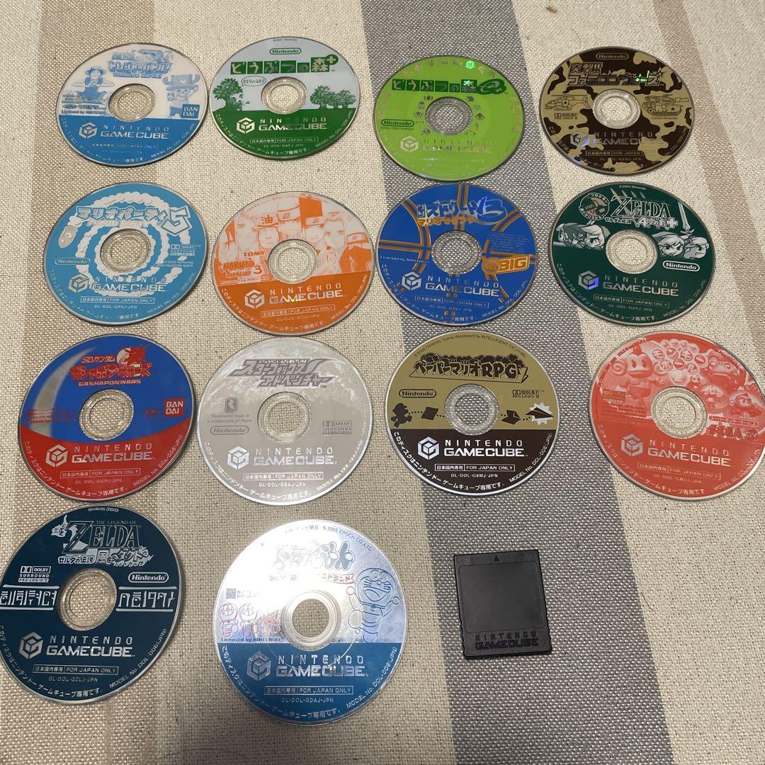 ゲームキューブ　ソフト　約14枚セット　メモリーカード付き