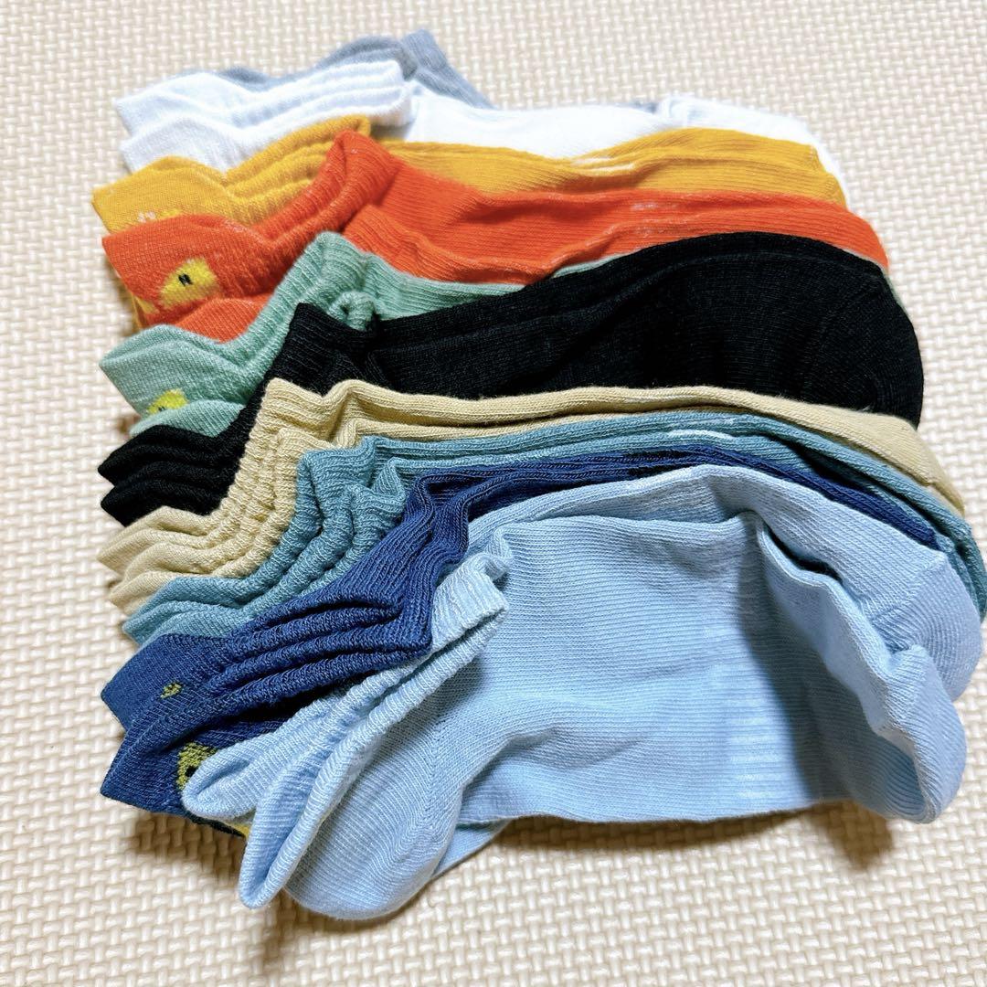 靴下 レディース 夏 くるぶし 綿10足セット 22-25cm