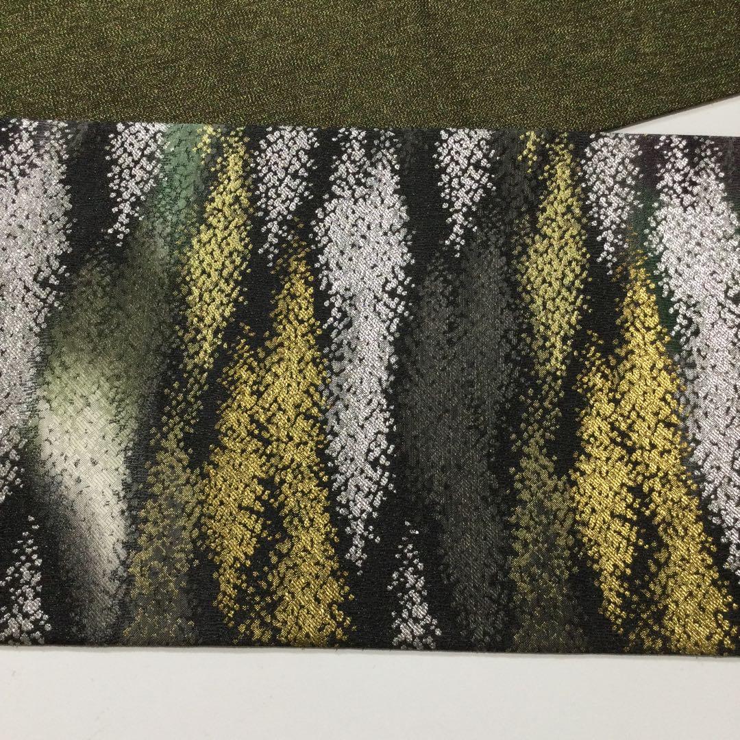 メール便対応! No.629 未使用シリーズ正絹染織繍箔 袋帯 超美品