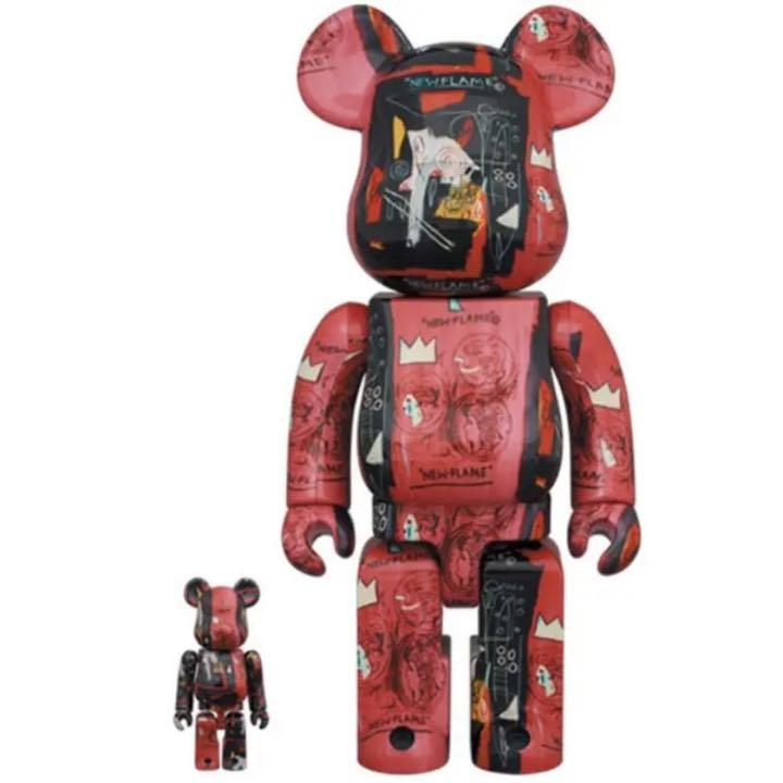 bearbrick Andy Warhol BASQUIAT 400%&100% bearbrick Andy Warhol BASQUIAT 400%&100%
