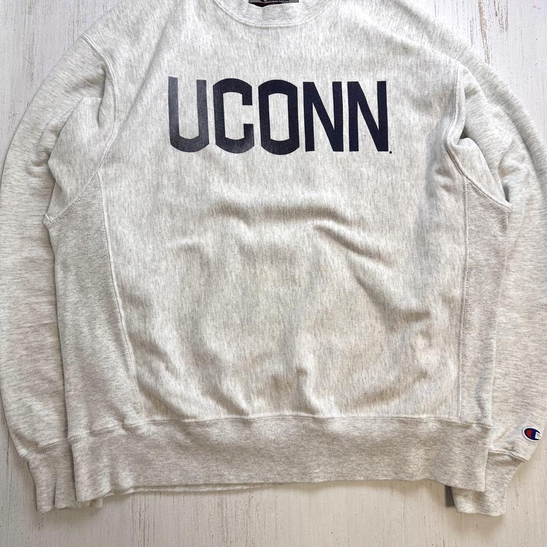 Champion リバースウィーブ UCONN スウェット (M)