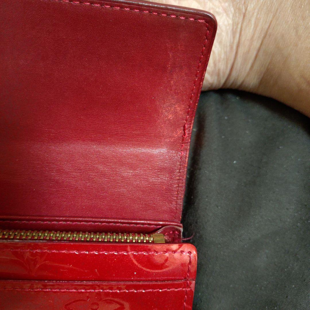 Louis Vuitton ルイヴィトン　ヴェルニ　 長財布 レッド
