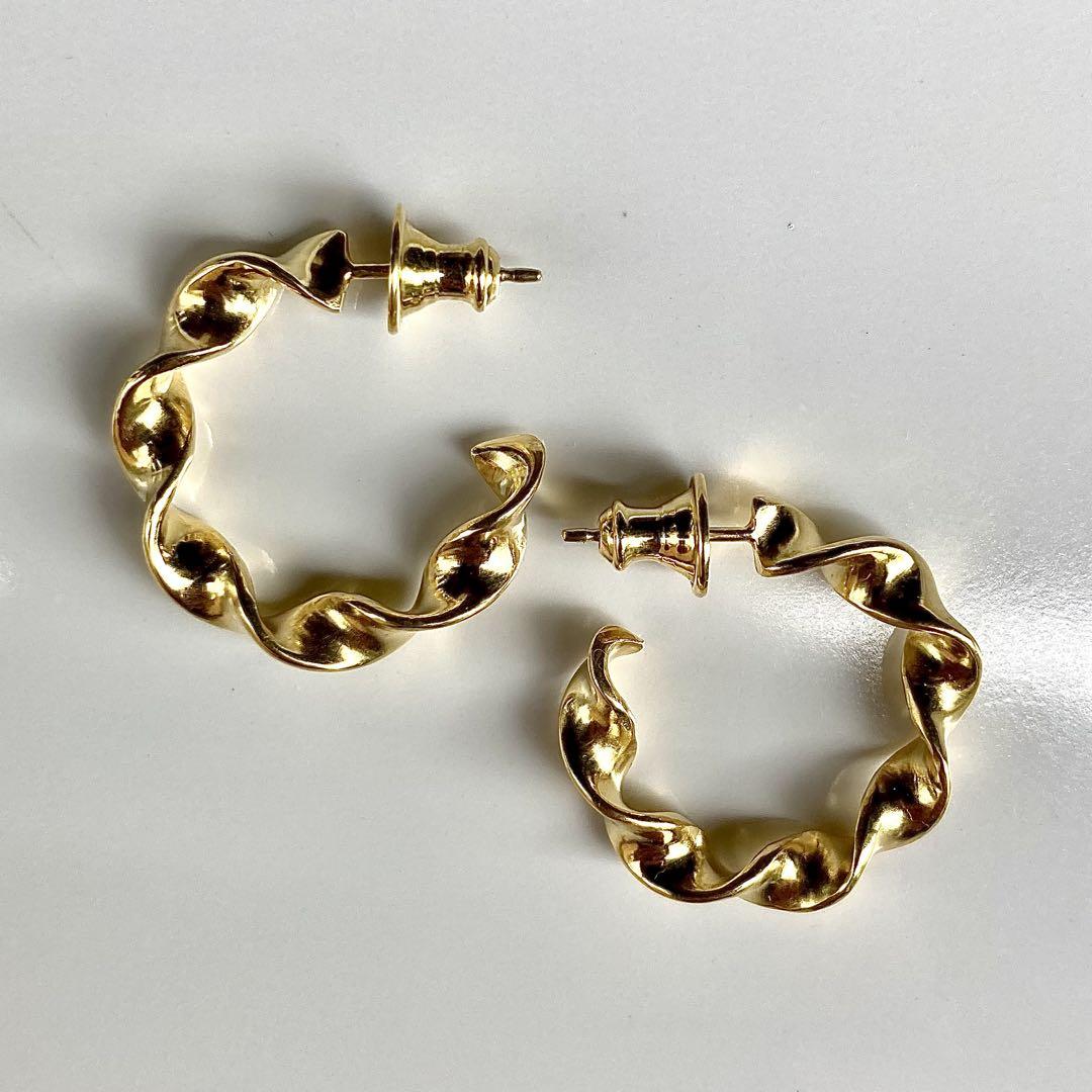 セール！ゴールド　21mm シルバー925 ピアス　フープピアス　常田大希着用