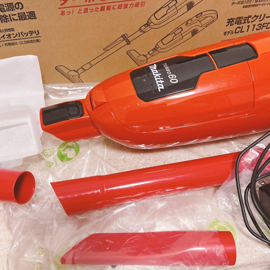 マキタ 充電式クリーナ ターボ60 CL113FD 紙パック30枚以上付き