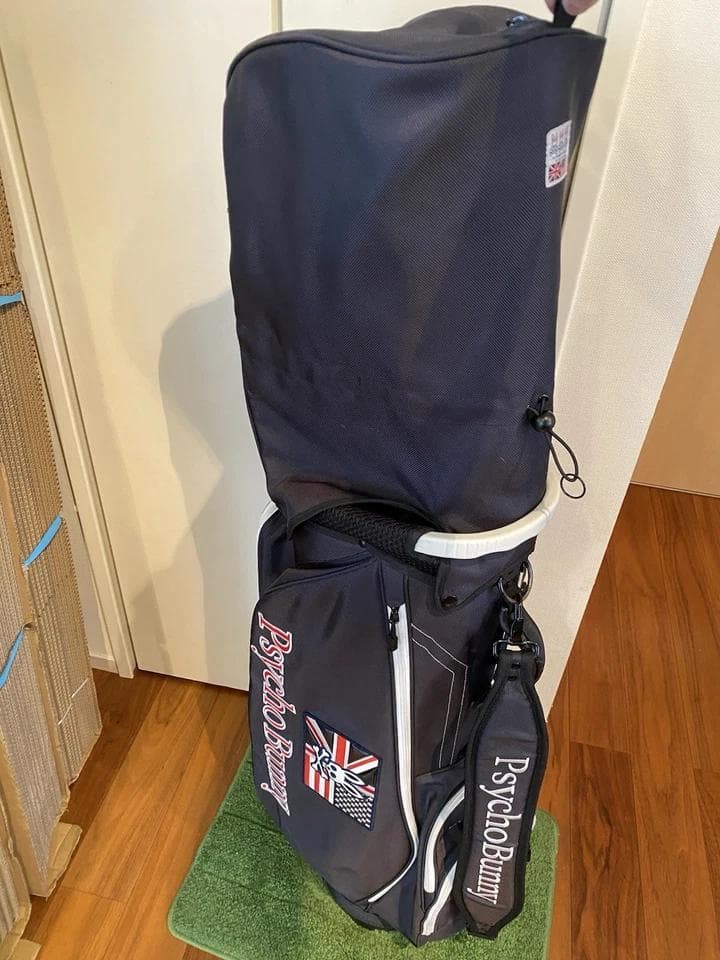 サイコバニー ネイビー 紺 軽量 カートバッグ ゴルフバッグ キャディバッグ サイコバニー ネイビー 紺 軽量 カートバッグ ゴルフバッグ キャディバッグ